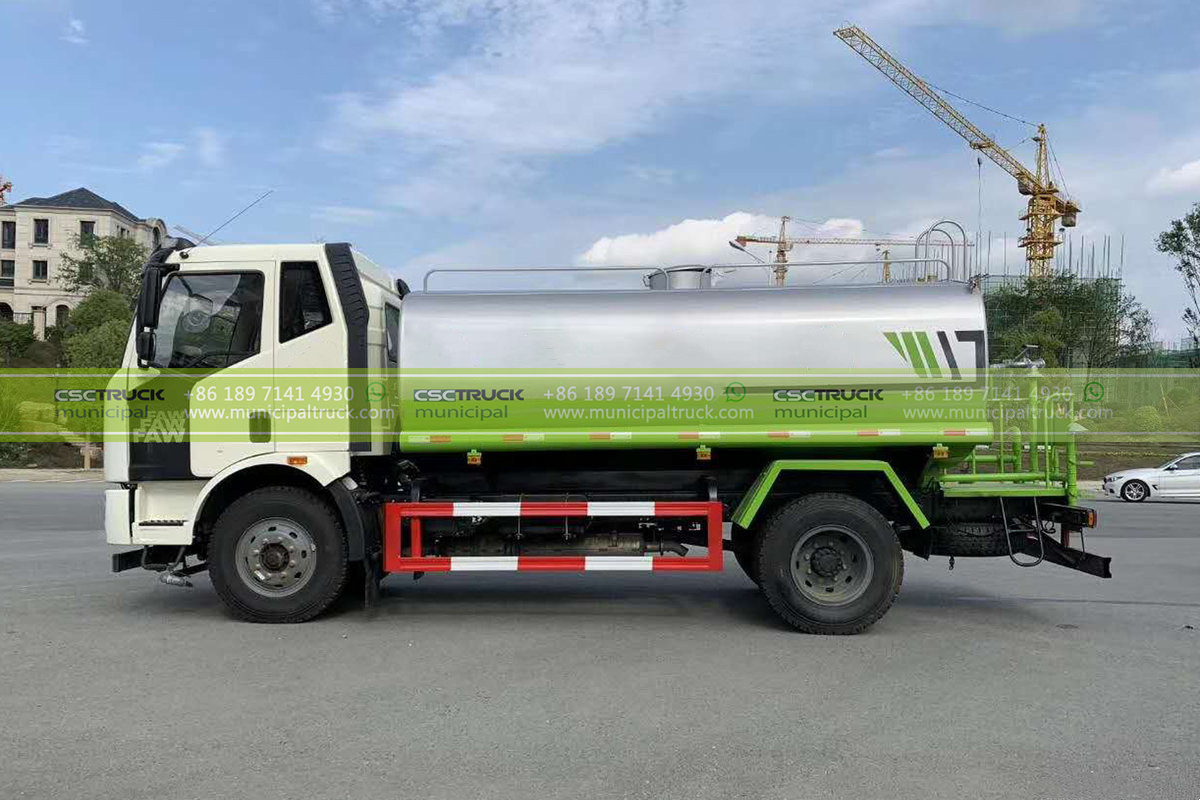 FAW High Pressure Water Bowser Truck Container FAW High Pressure Water Bowser Truck Container