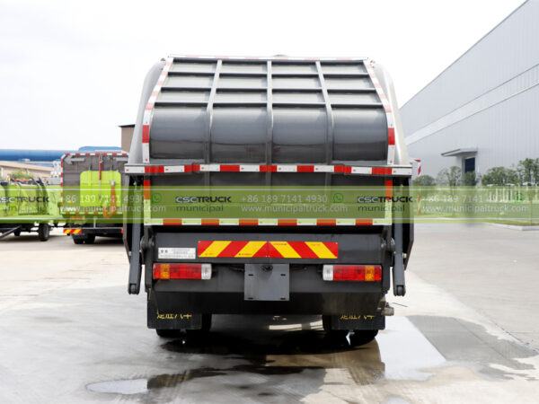 FAW Garbage Removal Compactor Truck Back