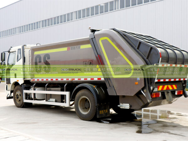 FAW Garbage Removal Compactor Truck Back Loader