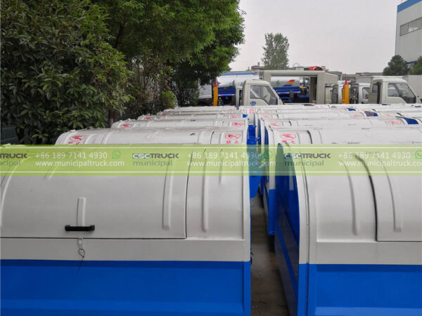 FOTON 3CBM Hook Loader Garbage Truck Bin