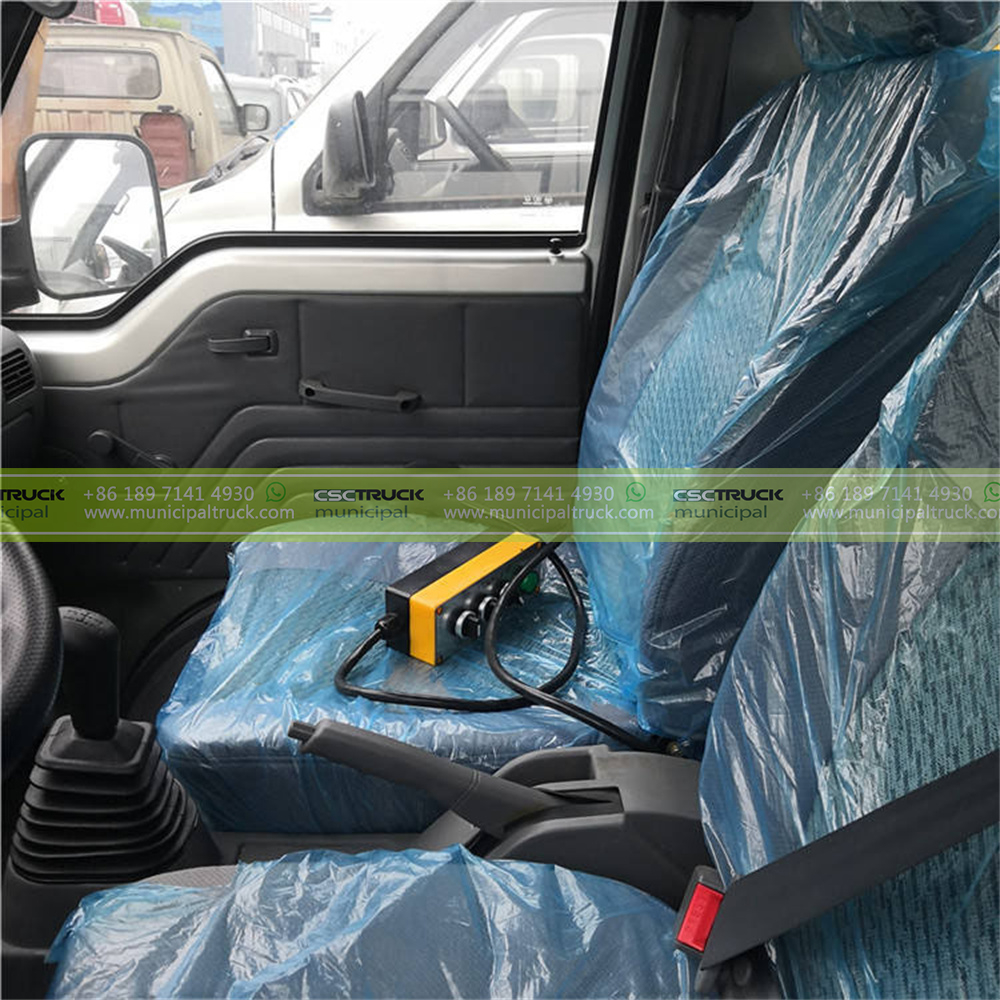 FOTON 3CBM Hook Loader Garbage Truck Cab FOTON 3CBM Hook Loader Garbage Truck Cab