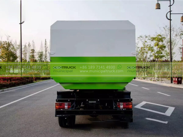 FOTON 4CBM Side Loader Garbage Truck Back