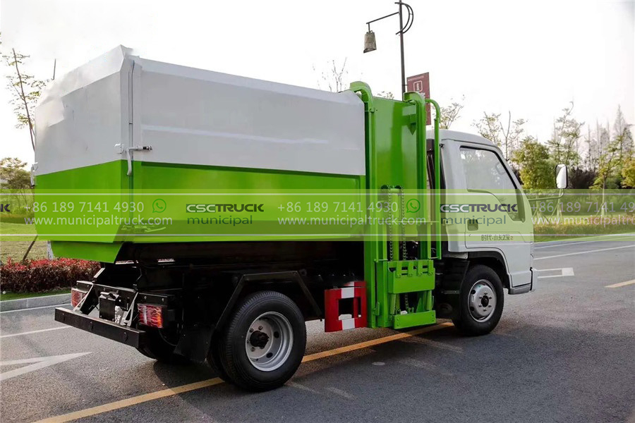 FOTON 4CBM Side Loader Garbage Truck Body