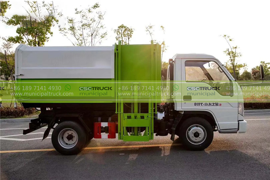 FOTON 4CBM Side Loader Garbage Truck Loader FOTON 4CBM Side Loader Garbage Truck Loader