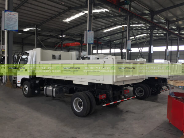 FOTON 5CBM Garbage Tipper Truck Back