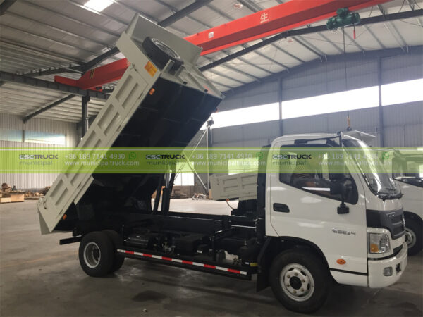 FOTON 5CBM Garbage Tipper Truck Loading