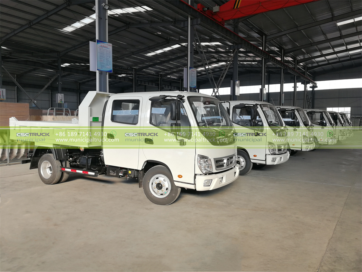FOTON 5CBM Garbage Tipper Truck Team FOTON 5CBM Garbage Tipper Truck Team