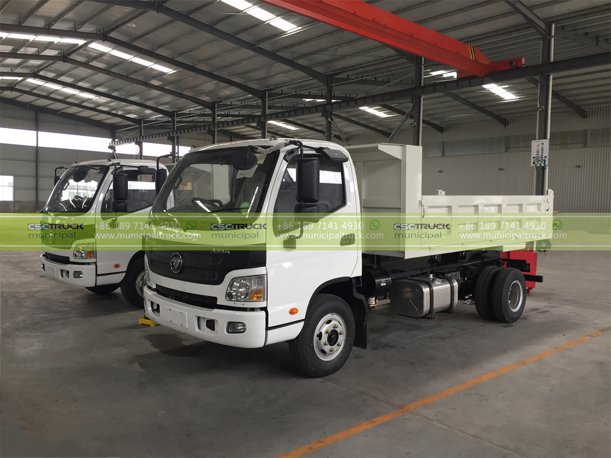 FOTON 5CBM Garbage Tipper Truck FOTON 5CBM Garbage Tipper Truck