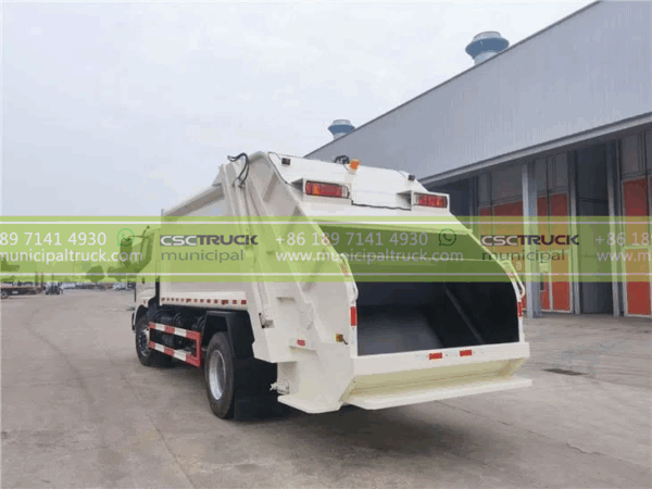 FOTON 14CBM Garbage Compressor Vehicle Back