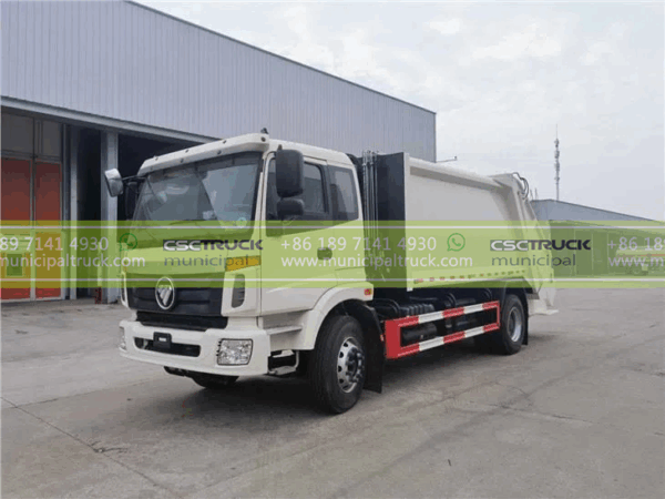 FOTON 14CBM Garbage Compressor Vehicle Side View