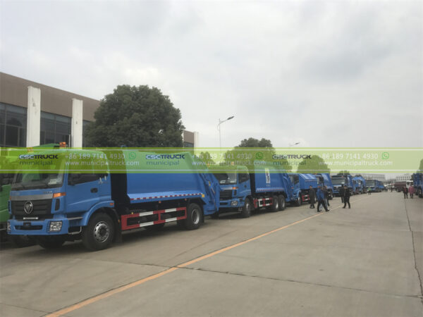 FOTON 16CBM Refuse Compactor Truck Long View