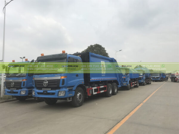 FOTON 16CBM Refuse Compactor Truck Team