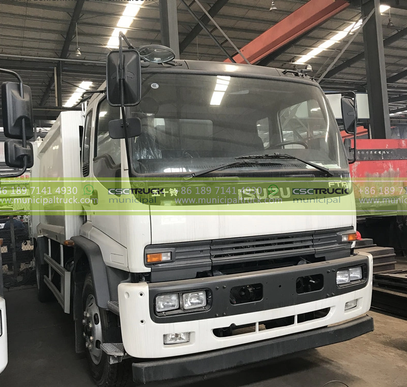 ISUZU 10CBM Rear Loader Waste Truck Head ISUZU 10CBM Rear Loader Waste Truck Head