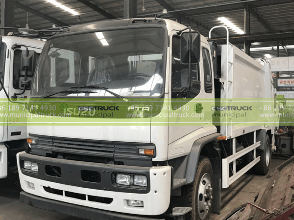 ISUZU 10CBM Rear Loader Waste Truck Left
