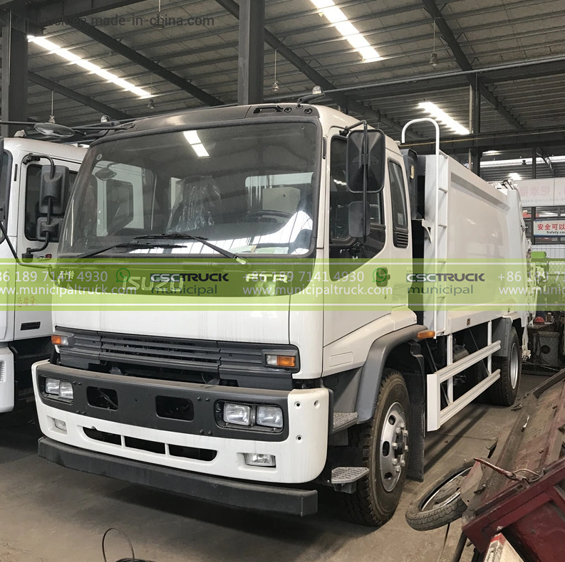 ISUZU 10CBM Rear Loader Waste Truck Left ISUZU 10CBM Rear Loader Waste Truck Left
