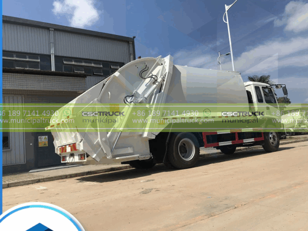 ISUZU 10CBM Rear Loader Waste Truck Loader