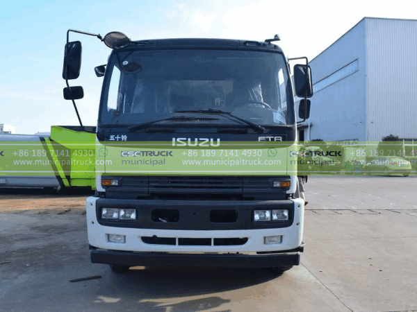 ISUZU 12CBM Rear Loader Garbage Truck Head