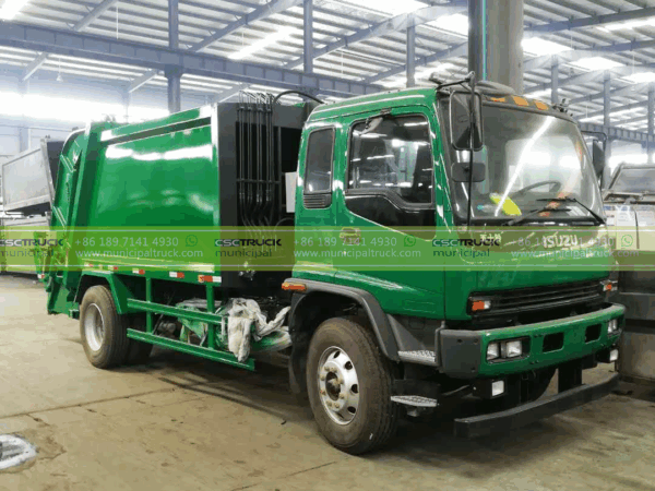 ISUZU 14CBM Rear Loader Refuse Truck Details