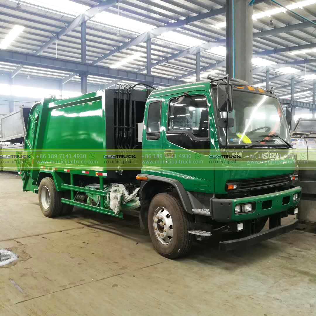 ISUZU 14CBM Rear Loader Refuse Truck Details ISUZU 14CBM Rear Loader Refuse Truck Details