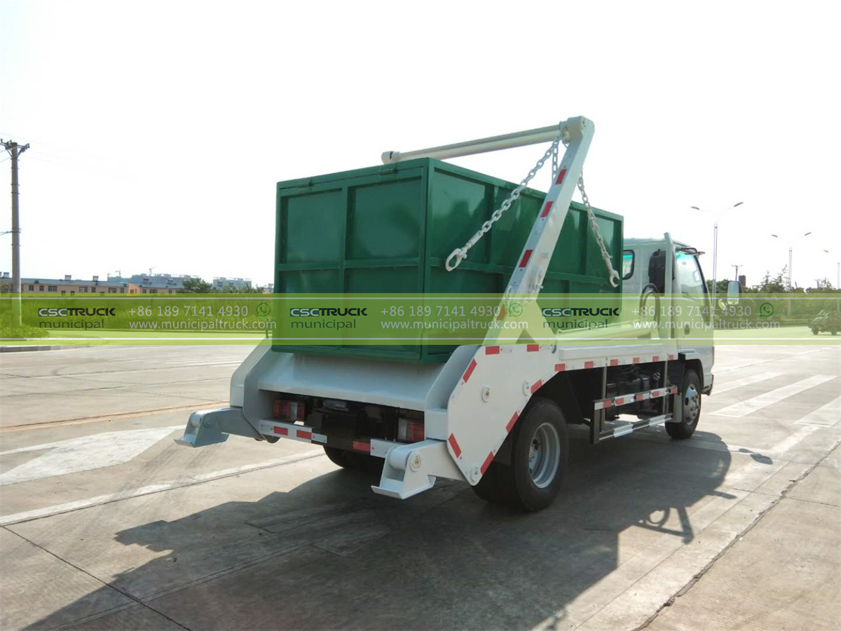 ISUZU 3CBM Skip Loader Garbage Truck Back ISUZU 3CBM Skip Loader Garbage Truck Back