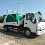 ISUZU 3CBM Skip Loader Garbage Truck Side