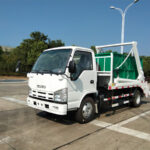 Skip Loader Garbage Trucks: A Flexible Solution for Large-Scale Waste Collection ISUZU 3CBM Skip Loader Garbage Truck with Bin