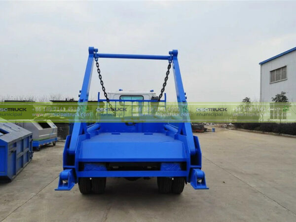 ISUZU 4CBM Swing Arm Garbage Truck Back