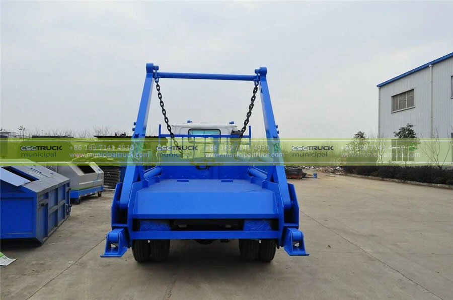 ISUZU 4CBM Swing Arm Garbage Truck Back ISUZU 4CBM Swing Arm Garbage Truck Back