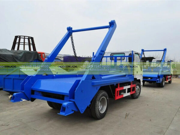 ISUZU 4CBM Swing Arm Garbage Truck Side