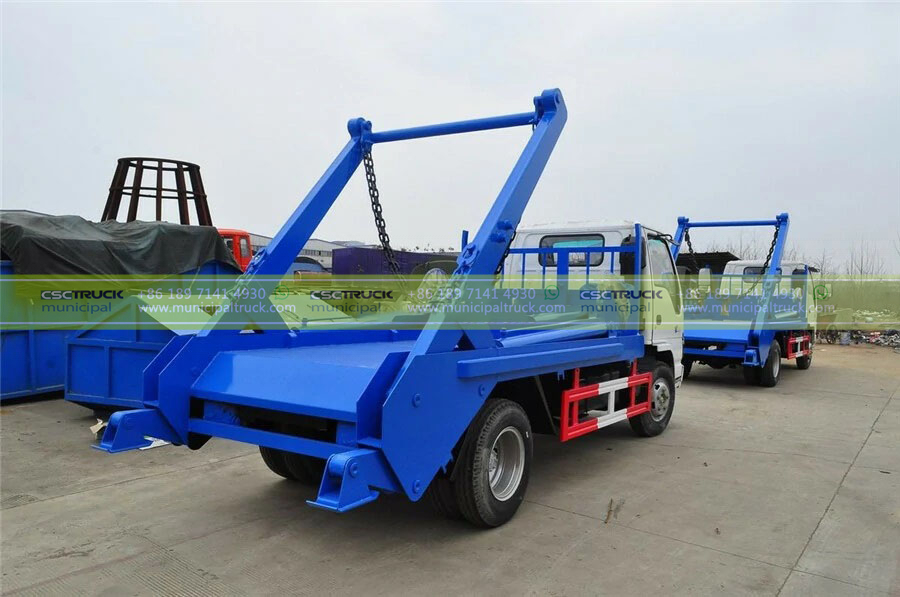 ISUZU 4CBM Swing Arm Garbage Truck Side ISUZU 4CBM Swing Arm Garbage Truck Side