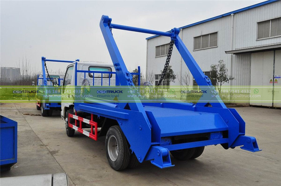 ISUZU 4CBM Swing Arm Garbage Truck without bin ISUZU 4CBM Swing Arm Garbage Truck without bin