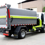 ISUZU 5CBM Side Loader Garbage Truck Back Side Loader
