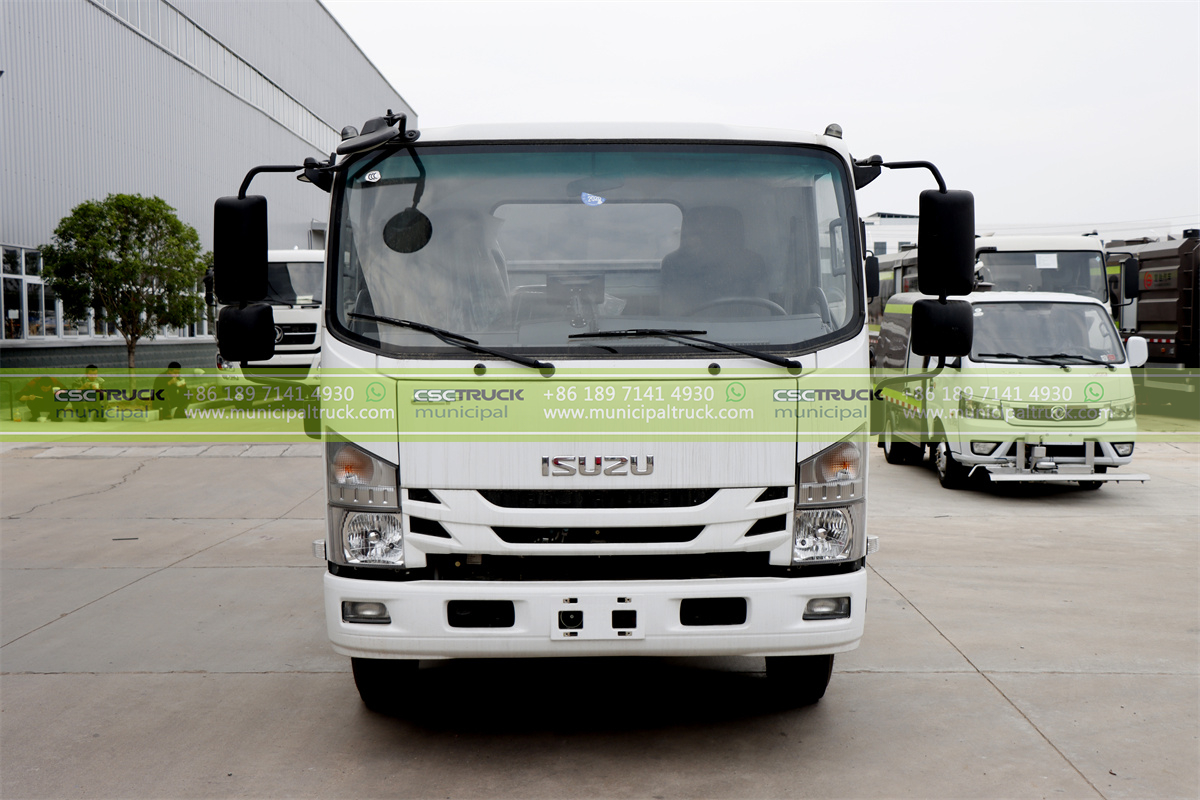 ISUZU 5CBM Side Loader Garbage Truck Head ISUZU 5CBM Side Loader Garbage Truck Head