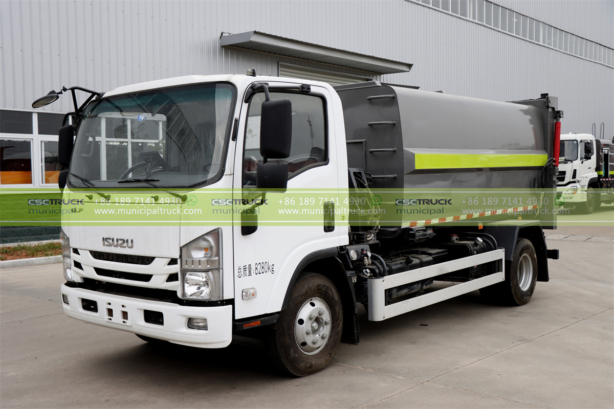 ISUZU 5CBM Side Loader Garbage Truck Side ISUZU 5CBM Side Loader Garbage Truck Side