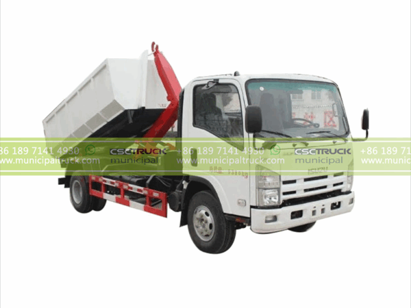 ISUZU 6T Roll off Garbage Truck