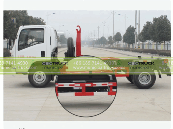 ISUZU 6T Roll off Garbage Truck Details