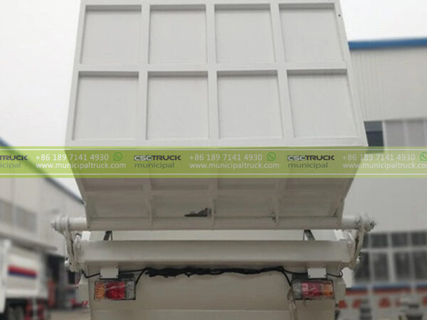 ISUZU F-Series Waste Compactor Truck Back Details