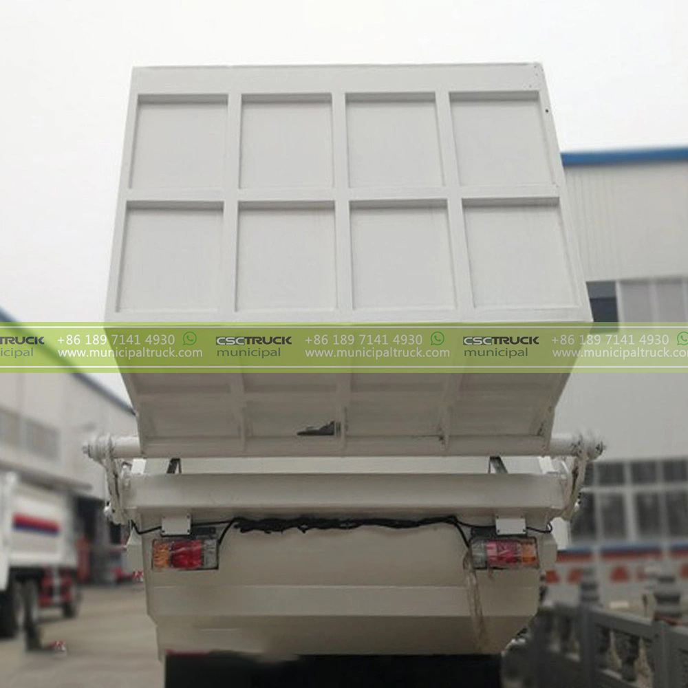 ISUZU F-Series Waste Compactor Truck Back Details ISUZU F-Series Waste Compactor Truck Back Details