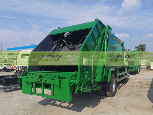 ISUZU 10CBM Garbage Compressor Vehicle Back