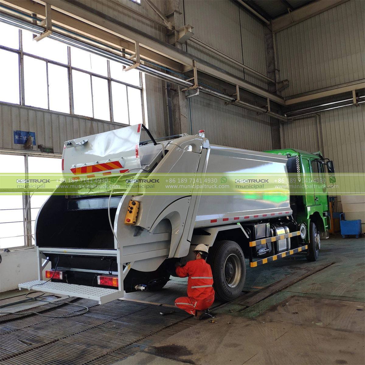 SHACMAN 12CBM Rear Loader Garbage Truck Back SHACMAN 12CBM Rear Loader Garbage Truck Back
