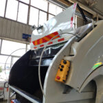 Rear Loader Garbage Truck: Best for Narrow Streets? SHACMAN 12CBM Rear Loader Garbage Truck Loader Details