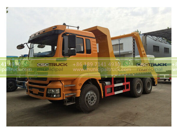 SHACMAN 14CBM Swing Arm Garbage Truck