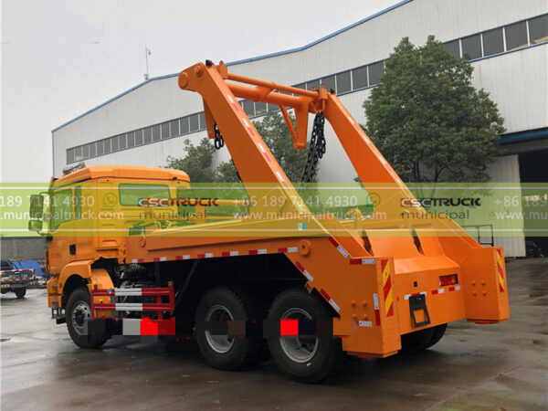 SHACMAN 14CBM Swing Arm Garbage Truck Back Loader