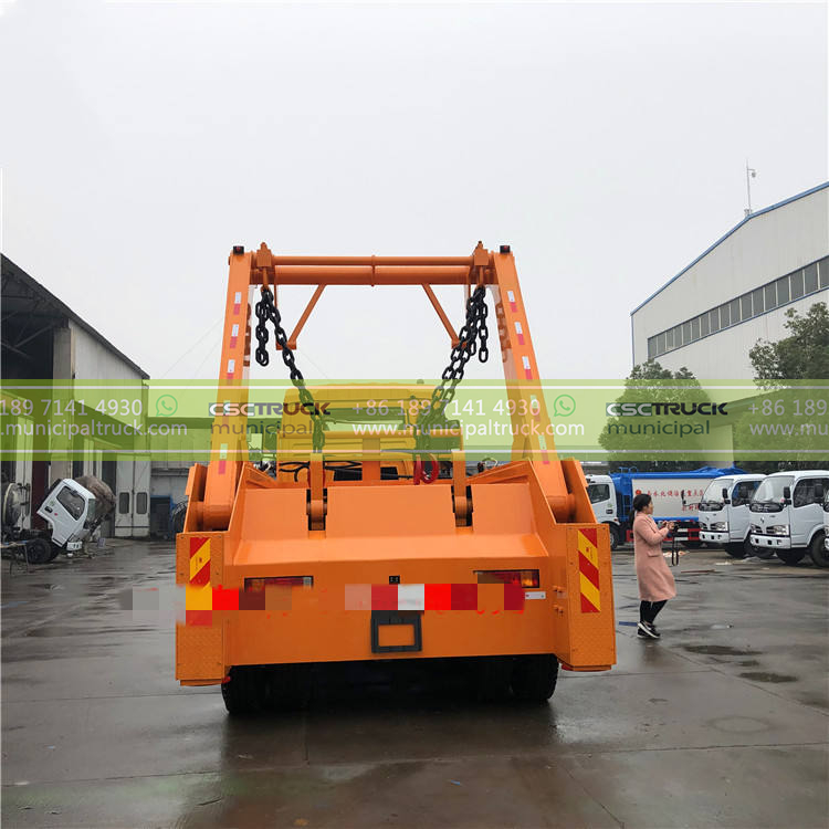 SHACMAN 14CBM Swing Arm Garbage Truck Back SHACMAN 14CBM Swing Arm Garbage Truck Back