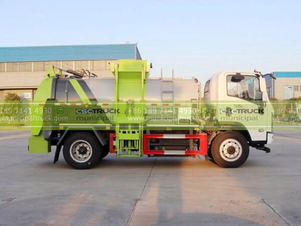 SHACMAN Mobile Food Collection Truck Body