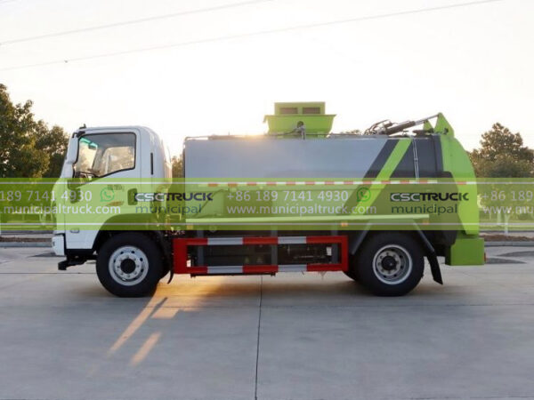 SHACMAN Mobile Food Collection Truck Container