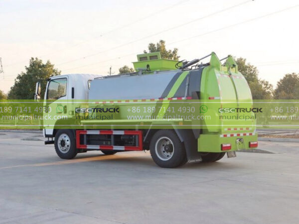 SHACMAN Mobile Food Collection Truck Loader