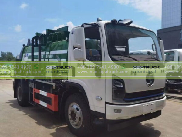 SHACMAN Electric Side Loader Truck