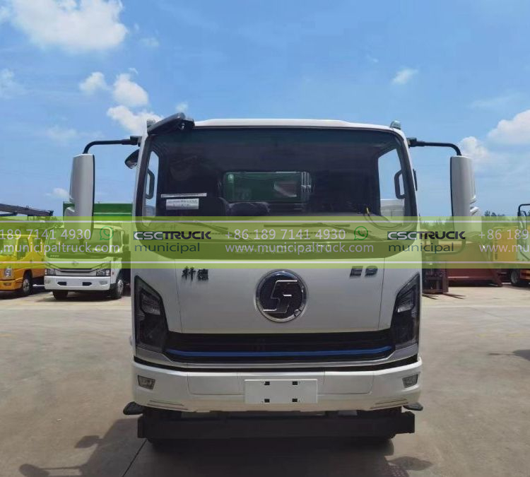 SHACMAN Electric Side Loader Truck Head SHACMAN Electric Side Loader Truck Head