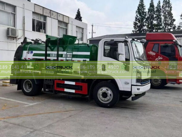 SHACMAN Electric Side Loader Truck Side